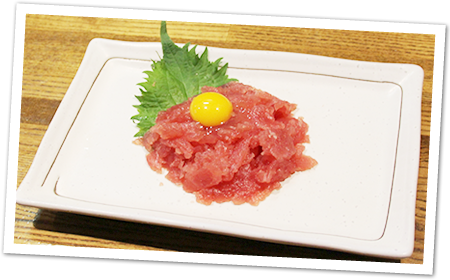 まぐろユッケ